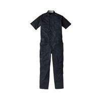 丸鬼商店 半袖ストレッチツナギ ネイビー 4L 154-40-4L 1枚（直送品）