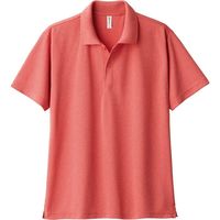 トムス ドライポロシャツ ミックスレッド SS 00302-ADP-903-SS 1セット(2枚)（直送品）