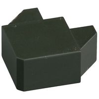 タカショー 壁貼格子材 30×50用コーナージョイント ブラックエボニー 19737809 1セット(50個)（直送品）