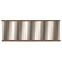 タカショー エバーアートフェンス縦細格子2010ブラウンエボニー 00003211 1枚（直送品）