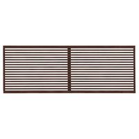 タカショー エバーアートフェンスすだれ細格子2010ダークパイン 00003365 1枚（直送品）