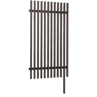 タカショー 千本格子足付ユニット H1800 すき間53 追加型 (右) ステンカラー 67136600 1枚（直送品）