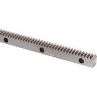 小原歯車工業 ラック 焼入歯研ラック KRGFDーH [Jシリーズ] KRGFD2.5ー500HJ 1セット(2P)（直送品）