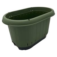 【園芸用品】 グリーンパル エアスリットプランター　トレー付