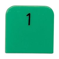 光 親子札 緑 1~50 KF969-2A 1箱(50組) 64-4791-97（直送品）