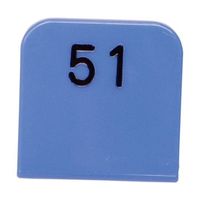光 親子札 ブルー 51~100 KF969-3B 1箱(50組) 64-4792-01（直送品）