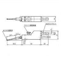 東京精密 RONDCOM71C/72A/75GB/R76A用検出器 【EーDTーR67B】 E-DT-R67B 1個（直送品）