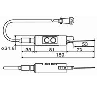 東京精密 RONDCOM用汎用検出器 【EーDTーR83B】 E-DT-R83B 1個（直送品）