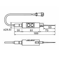 東京精密 RONDCOM用汎用検出器 【EーDTーR95B】 E-DT-R95B 1個（直送品）