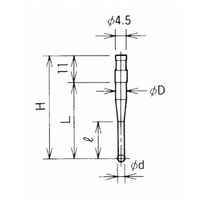 東京精密 電子プローブTP1(S)用ボールスタイラス 【60002】 60002 1個（直送品）