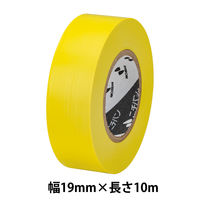ニチバン ビニールテープ 幅19mm×長さ10m 黄 VT-192 1巻