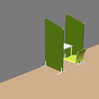 【アウトレット】トーカイスクリーン MSパネル スロープタイプ グリーン MS-slopeGR 1枚（取寄品）