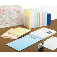 コクヨ 学校プリント用ガバットファイル A4タテ 青 フ-SC190NB 1冊