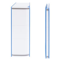 コクヨ ガバット(背幅伸縮ファイル) PP透明表紙 A4タテ 1000枚とじ 青 ブルー フ-PT90NB 1セット(1冊×20)