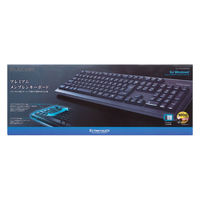 ワイヤレスキーボード 無線 フルサイズ 高耐久 メンブレン (メカニカルライク) TK-FDM088TBK エレコム 1個（直送品）