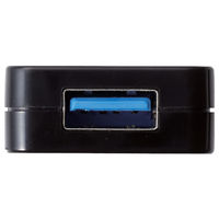 USBハブ 3.0 3ポート バスパワー ケーブル固定 コンパクト ブラック U3H-K315BBK エレコム 1個