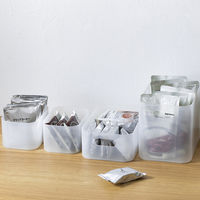 無印良品 再生ポリプロピレン入りメイクボックス １／２横ハーフ 約１５０×１１０×８６ｍｍ 1セット（1個×2） 良品計画