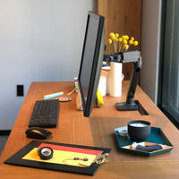 エルゴトロン MXV モニターアーム スリムタイプ マットブラック 34インチ(3.2～9.1kg)まで VESA規格対応 45-486-224 1台