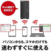 NAS（ネットワークハードディスク）8TB 1ドライブ リンクステーション HDD LS710D0801 1台 バッファロー（直送品）