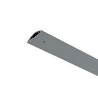 エレコム 配線カバー 床用 モール ( 長さ1m × 幅54mm ) R形状 グレー LD-GA1407MGY 1個（わけあり品）