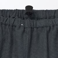 無印良品 メンズ 紳士 脇に縫い目のない フランネル長袖パジャマ 紳士Ｍ ダークグレー柄 良品計画