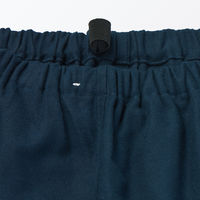 無印良品 レディース 婦人 脇に縫い目のない フランネル長袖パジャマ 婦人Ｍ ダークネイビー 良品計画