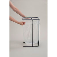 新輝合成 ゴミ箱 45L ユニード ゴミ袋ホルダー ブラック 417101 1個