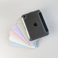 iPad mini (A17 Pro/第6世代) 縦横スタンド可能ケース オートスリープ機能 Apple Pencilホルダーつき グリーン（直送品）