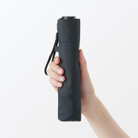 無印良品 晴雨兼用 軽量 折りたたみ傘 親骨の長さ５０ｃｍ 黒 良品計画