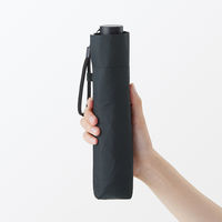 無印良品 晴雨兼用 折りたたみ傘 親骨の長さ６０ｃｍ 黒 良品計画