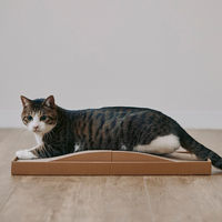 無印良品 ダンボール 爪とぎベッド 約幅６０×奥行２８×高さ７．５ｃｍ 良品計画