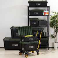 JEJアステージ アクティブストッカー600X（耐荷重80Kg） ブラックグリーン 1箱（6個）