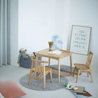 (daily CLIP)アッシュキッズウィンザーアームチェア ナチュラル studio CLIP