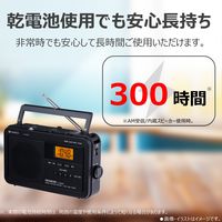 東芝エルイートレーディング AUREX ホームラジオ(短波放送対応) AXーHRT60(K) 1台