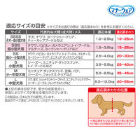 マナーウェア 女の子用 SSSサイズ ドット・チェック 42枚 3袋 ペット用 ユニ・チャーム