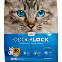 猫砂 オードロック 無香料 超高品質なネコ砂 8秒で固まる 消臭効果約40日 6kg 1袋