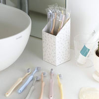 歯科医推奨 エコデント ライスレジン歯ブラシ ふつう 大人・子供向け 6色アソート 1セット（12本入）ラピス 限定（わけあり品）