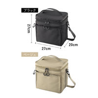 保冷ボックスバッグ maneuver ベージュ 1個 シービージャパン