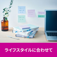 スリーエム(3M) ポストイット ふせん 付箋 強粘着 見出し 50mm×15mm マルチカラー2 1ケース（8冊入） 700SS-MC-2N