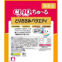 （バラエティパック）いなば チャオ ちゅーる 猫 とりささみ バラエティ 国産 20本 3袋 ちゅ～る チュール キャットフード 猫用 おやつ