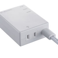 USB充電器 電源タップ コンセント×1 USB-A×3 60cm ホワイト MOT-U06-2134WH エレコム 1個（直送品）