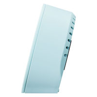 タニタ 温湿度計 時計 温度 湿度 デジタル 卓上 マグネット ライトブルー TT-585-BL 5個