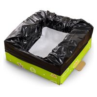 サンコー 非常用 災害用 簡易トイレ 備蓄 防災 日本製 コンパクト RB-08　1セット(本体1個 袋 凝固剤 5回分)