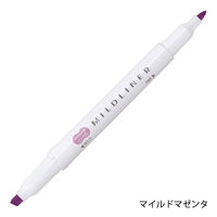 ゼブラ マイルドライナー 和みマイルド色 5色セット アソート WKT7-5C-RC-N 1セット（2パック）