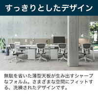 【軒先渡し】ITOKI イトーキ サリダYFSデスク 片面タイプ 2連 棚付き 幅2400×奥行620×高さ1400mm ホワイト 1台（直送品）