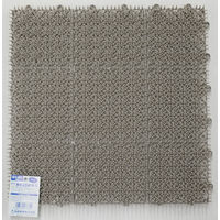 山崎産業 若草ユニットEV(30×30cm) 人工芝 ジョイントマット グレー 1箱(60枚入)