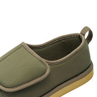 竹虎 転倒予防シューズ つま先なし うぐいす M 091243 1足 W1798