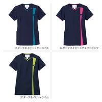 フォーク レディスジップスクラブ　エムグリーン×ダークネイビー　LL 7023SC-4-LL 1枚