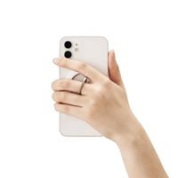 スマホリング マグネット 【 MagSafe 対応 iPhone 】 ホワイト P-STRMKMCRWH エレコム 1個