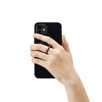 スマホリング マグネット 【 MagSafe 対応 iPhone 】 ブラック P-STRMKMFBK エレコム 1個（直送品）